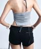 Peullijeunopallou Tana Button Shorts (Deep Black)