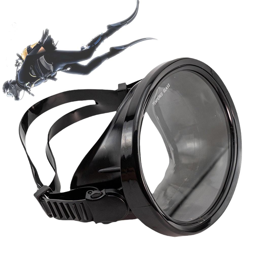 Oval Diving Mask Spearfishing Mask Anti-Fog Scuba Goggles Anti-Leak Freediving Water Mask Adjustable for Underwater Adventures