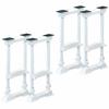 IRIS Ohyama Tension Rod for Fall Prevention White M Set of 4 SP-45W Set of 4