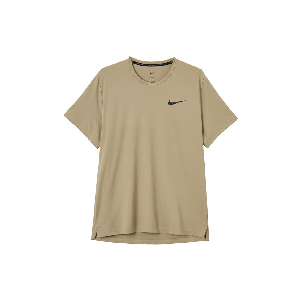 Nike T Shirts Men's Khaki Crew Neck Moderate CZ1182-247