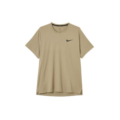 T Shirts Men's Khaki Crew Neck Moderate CZ1182-247