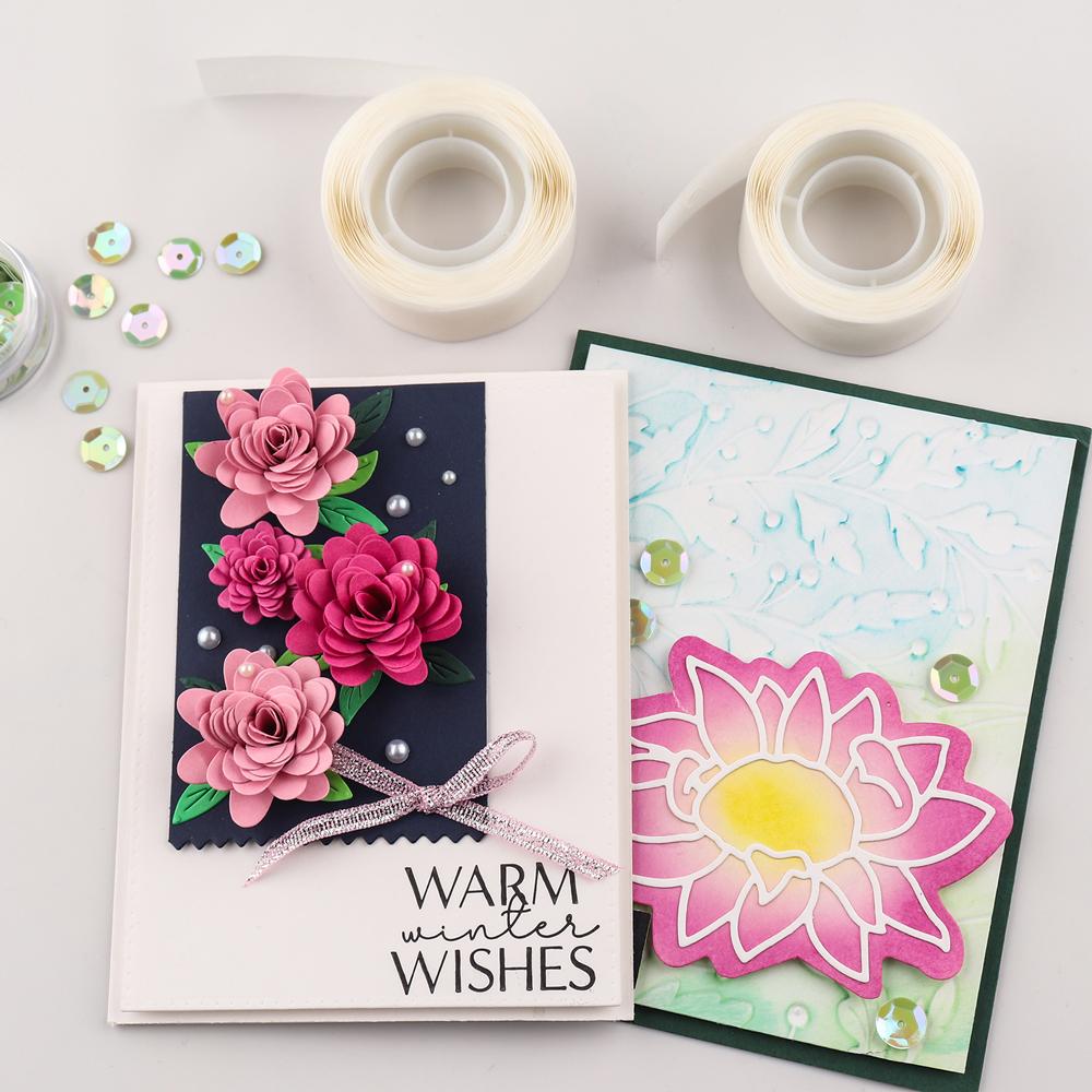 1pc 3mm and 5mm Ultra Thin Double-sided Adhesive Dots Clear Mini Glue Dots for Scrapbooking Paper Card Making Craft Dots