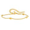 Simple Stainless Steel Rice Bead Round Snake Chain Jewelry, Versatile Fashion Bracelet Women Br-2645