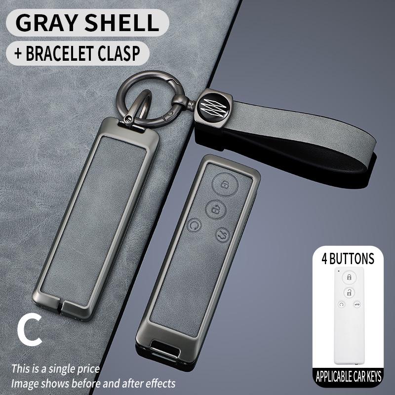 BYD Surui G5 Smart Key Metal Leather Protective Case