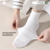 Male Spring and Autumn Pure Cotton Sports 10A Antibacterial Deodorant Sweat Absorbing Short Tube Socks