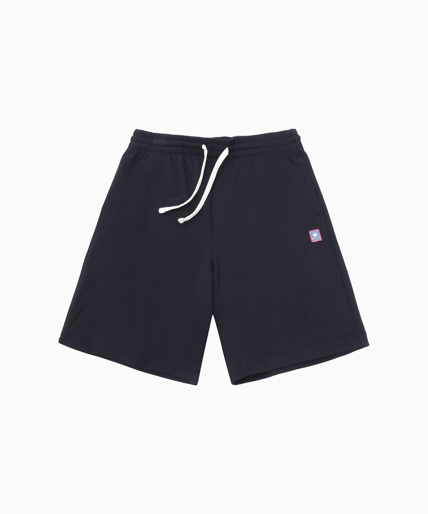 Keonbeoseu Box Logo French Terry Shorts Black Mcj788-023