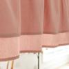 Farmhouse Short Curtain 100% Cotton Drapes for Bathroom Small Window Rod Pocket Tier Curtains Cafe Kitchen Closet Doorway Decor