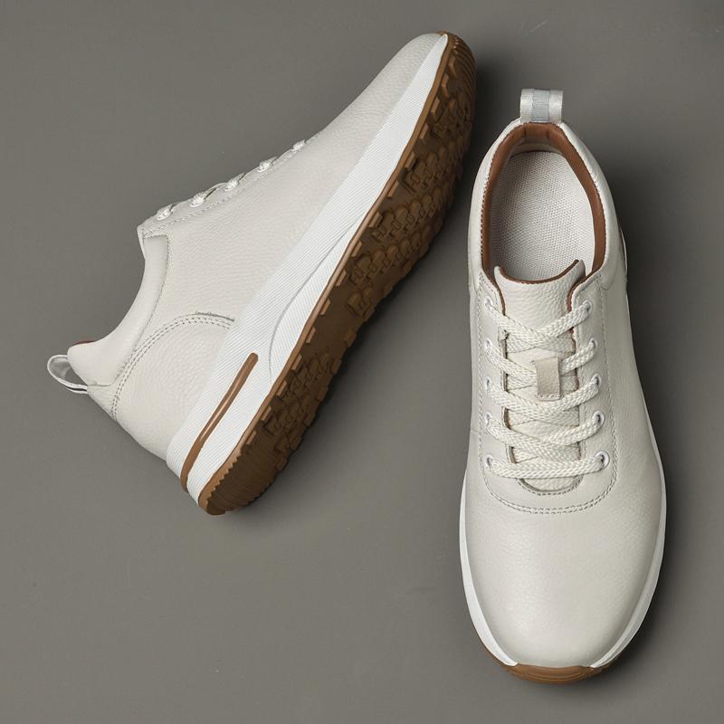 Fashion Summer Genuine Leather Shoes Handmade Casual Shoes Fashion Designer Tenis Masculino All-match Male Skateboard Footwear Sneakers