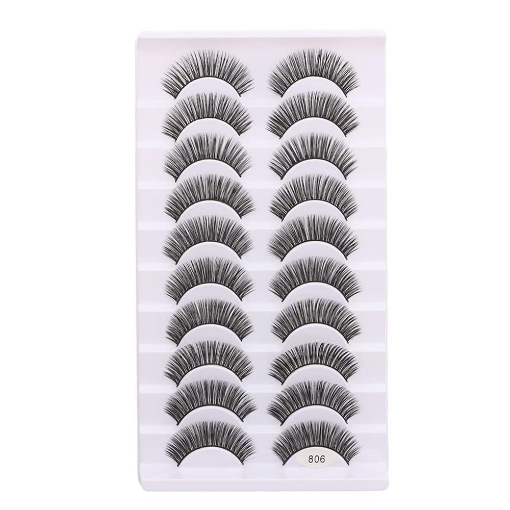 Full Strip False Eyelashes Handmade Fake Eyelash 3D Faux Mink Lash Eye Lash Extension