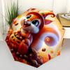 1pc Halloween Squirrel Automatic Open/Close Umbrella, Folding Compact Umbrella with Lightweight Design for Women/Men Yy251028248