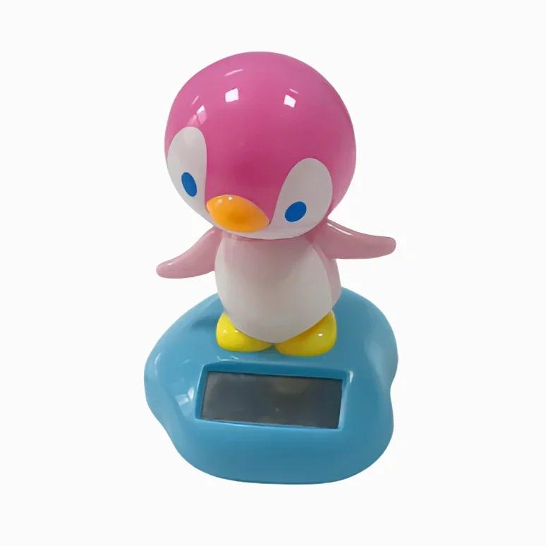 Heta Nya Solenergi Bilinteriör Prydnader Djur Docka Figur Gunga Skaka Modellbil Instrumentbräda Dekoration Roliga Semestergåvor