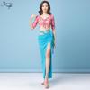 Women's Belly Dance Practice Costume - 2025 New Sexy Oriental Long Dress Beginner Performance Set