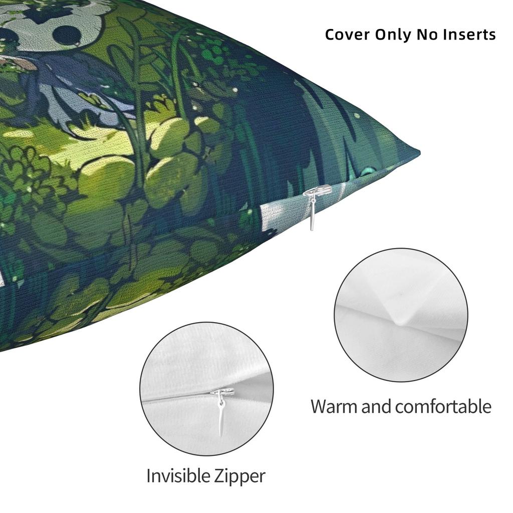 Spiel Hollow Knight Muster Kissenbezug Polyester Kissenbezug Dekorationen Kissenhülle Home Dropshipping 4545cm