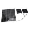 Solar Panel Powered Fan Portable Outdoor Multifunctional Solar Air Circulation Fan Kit 20W12V