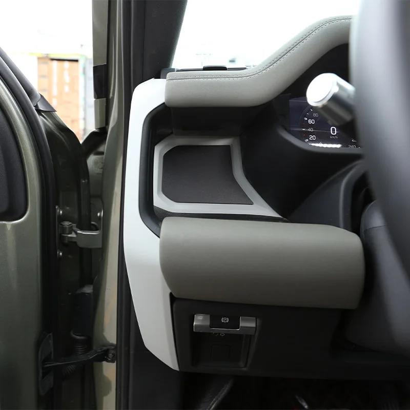 For Land Rover Defender 90 110 2020-2024 - Car Accessories Decorative Panel Wordmark Defender Front Dashboard Aluminum Alloy BQ8