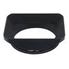 Haoge 62mm Square Metal Mount Lens Hood Shade with Cap for Carl and Other 62mm Filter Thread Lenses Screw-in Canon, Nikon, Sony, Leica, Leitz, Zeiss,
