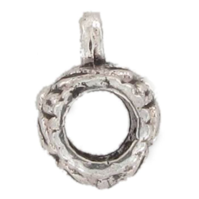 Bélière métal 8 mm Argenté