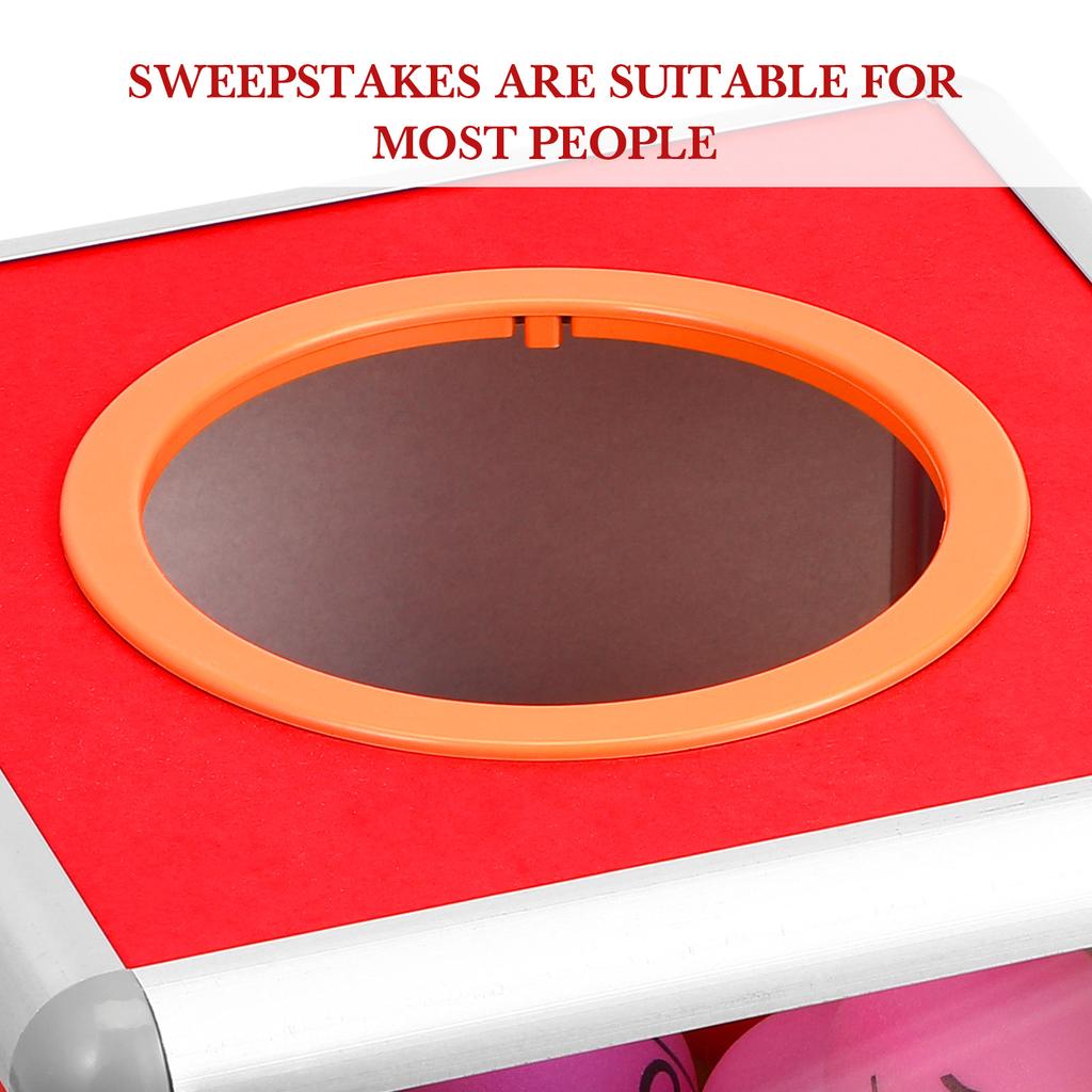 Lottery Box Raffle Boxes 20x20x20cm Detachable Square Opening Lottery Box For Event Celebration Company Annual Meeting