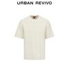 UR Men's Striped Textured Round Neck T-Shirt