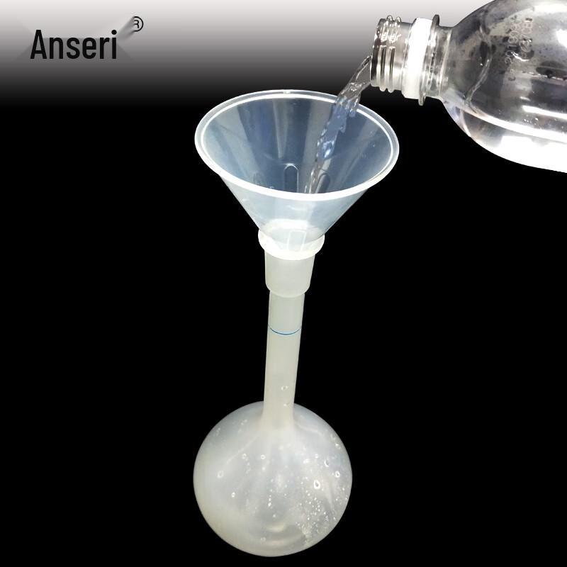 Transparent Plastic Funnel Set (5-Pack)