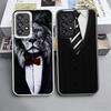 Man Suit Shirt Tie Cool Shockproof Phone Case for Samsung A17 A16 A15 A14 A37 A57 A36 A56 A26 A35 A55 A25 A34 A54 A24 A13 A23 A3