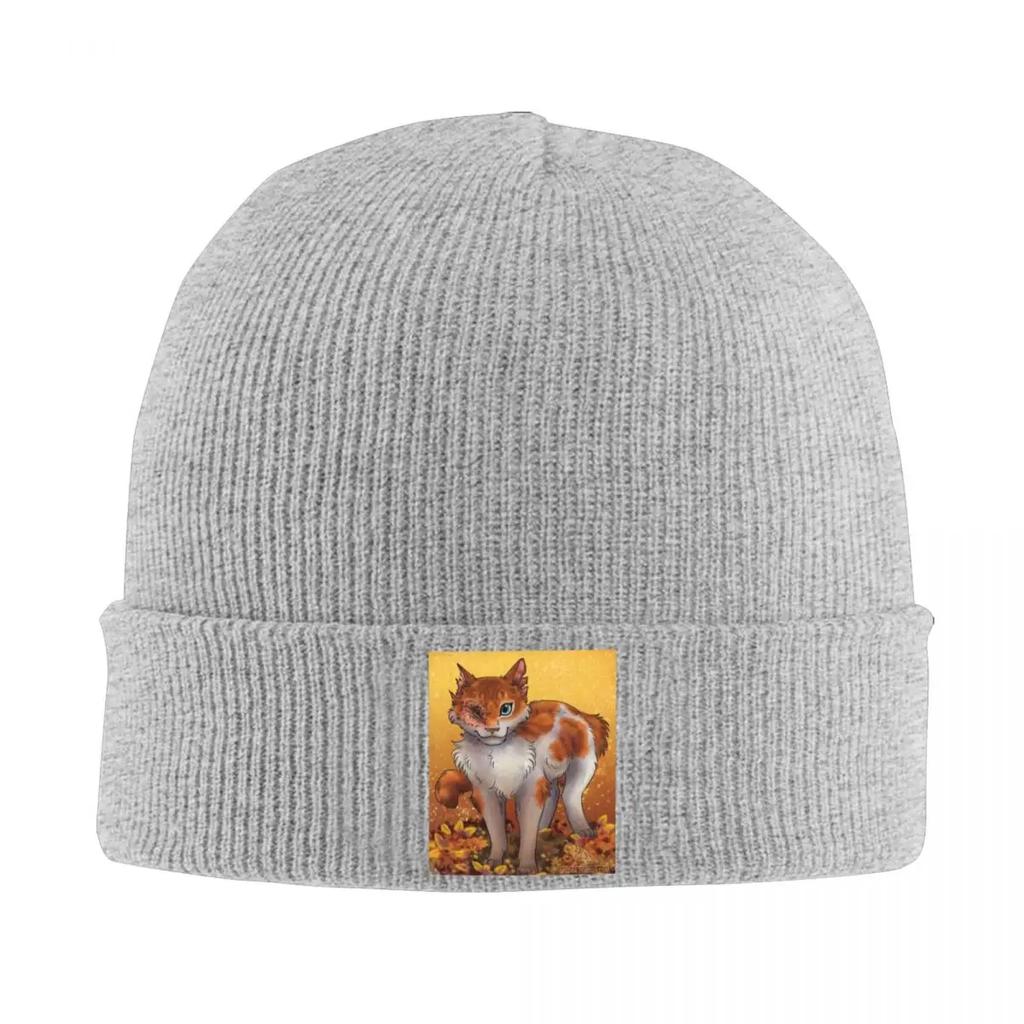 Brightheart Warrior Cats Thunderclan Lostface Cloudtail Brightpaw Warm Knitted Cap Bonnet Hat Autumn Winter Beanies Hats