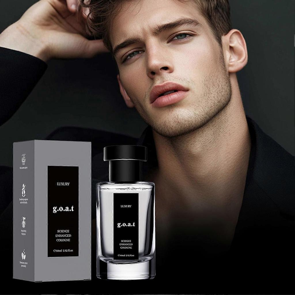 Luksusowe Perfumy dla Mężczyzn - Morska Nuta & Drzewno-Bursztynowe Woda Perfumowana, Długotrwały Luksusowy Wody Kolońskie Świeże Długotrwałe Perfumy dla Mężczyzn mniej