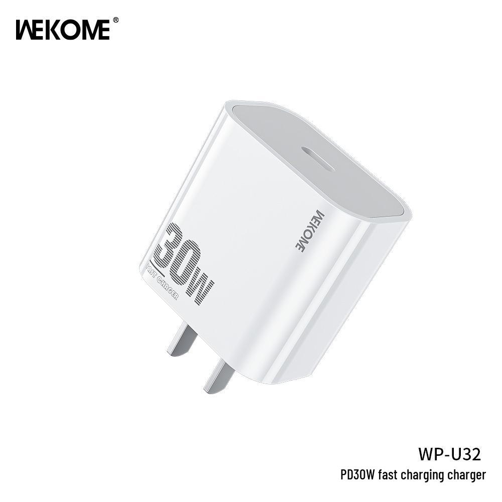 Wekome 3C Certified 30W GaN Fast Charger for Apple & Huawei Phones