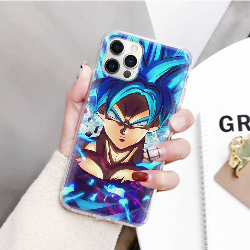 JW55 Dragon Ball Z Transparent Case for Samsung A04 A14 A23 M33 M53 Realme 10 9 C35 C55 VIVO Y02 X80 Infinix Hot 30 Note 11 Tecno Spark 8P Pro