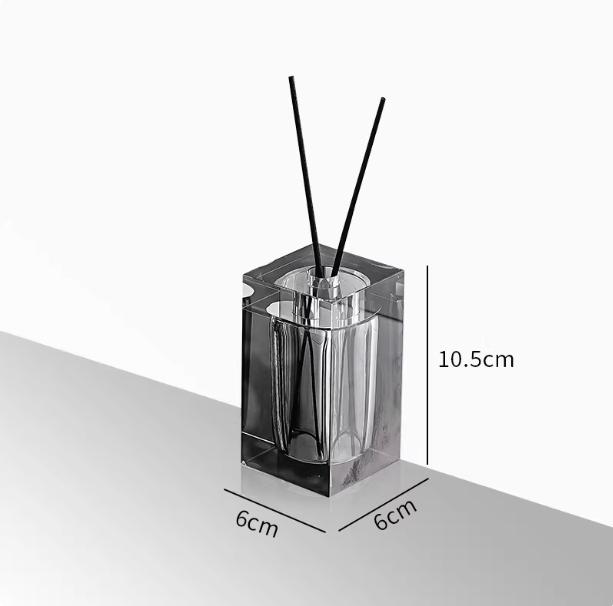 

Bathroom Crystal Glass Toothpick Dispenser, Cotton Swab Box, Toothpick Holder, Dental Floss Storage Jar Teeth, Household Items