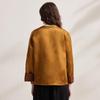 Zhaojun 2026 Spring Silk New Chinese Style Jacquard Long Sleeve Blouse