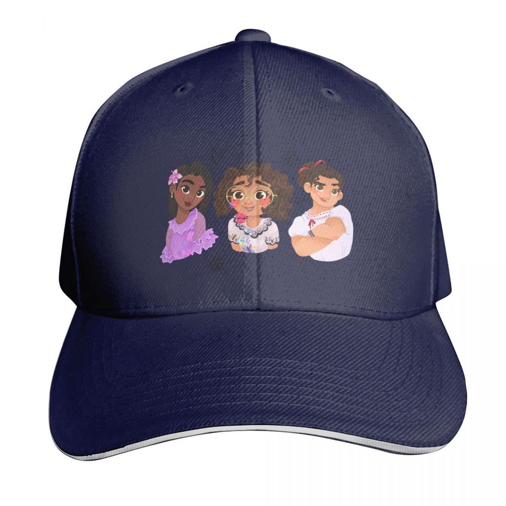 Three Enchanted Sisters Mirabel Luisa Isabella Baseball Cap Hood Luxury Unisex Hat Foam Party Hat Unisex Golf Wear Womens