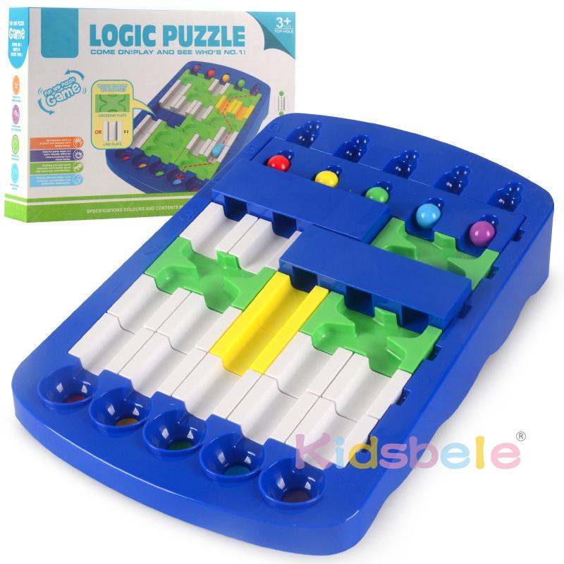 Logical Maze Puzzle Find Routes Board Game DIY STEM Toy Maze Educational Toys Kids and Adults Party & Fun Games For Home Clubs