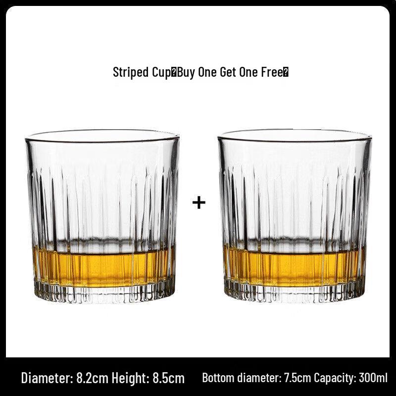 Elegant Whiskey and Cocktail Glass
