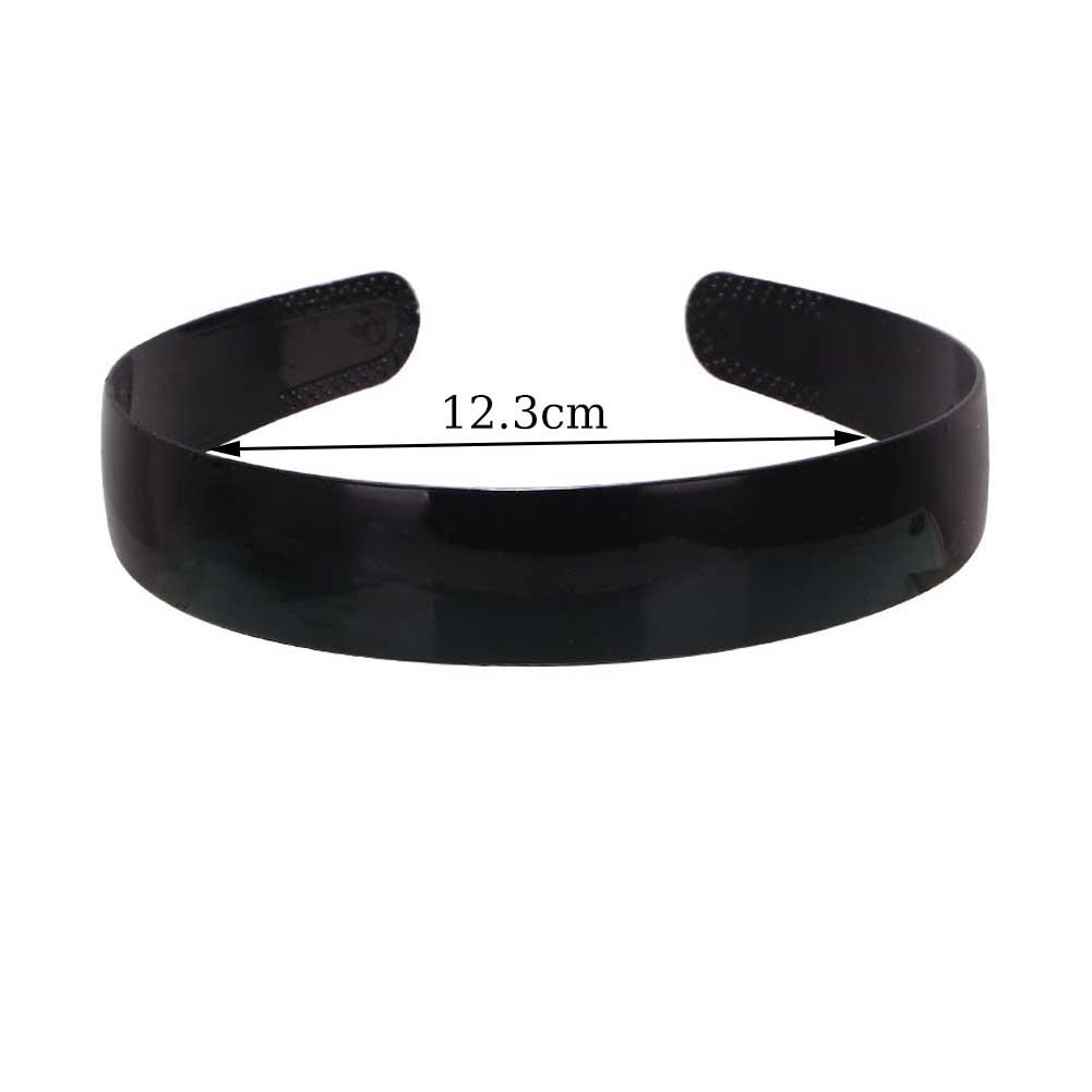 Elegant Black Hairbands For Women Trendy Toothed Non-slip Hair Hoop Hair Accessories Girl Face Wash Sports Headbands Headwear