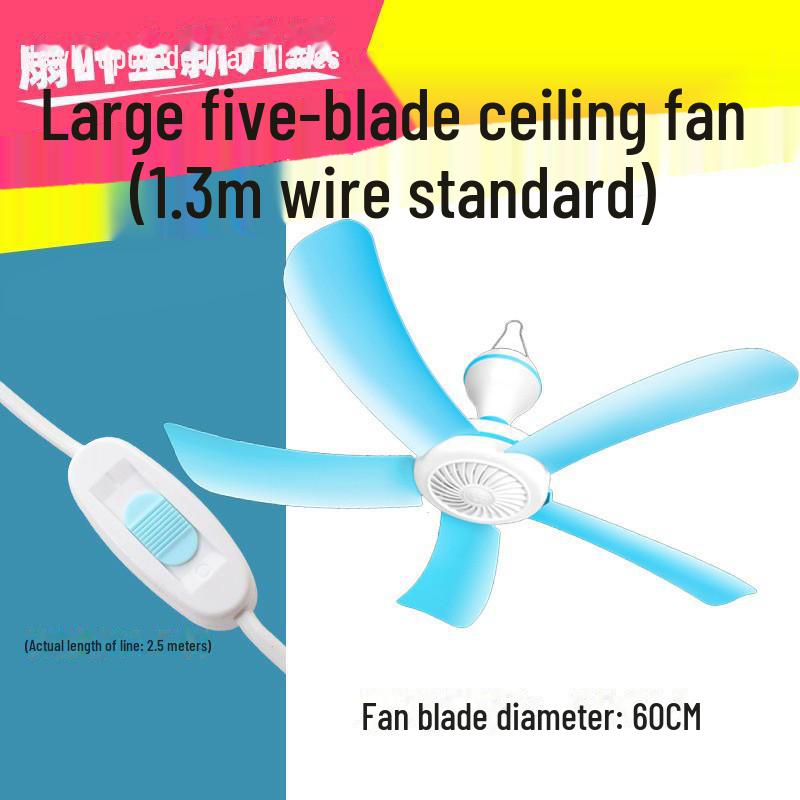 

Компактний стельовий вентилятор гуртожитку з дистанційним керуванням - тихий, потужний вітерець із москітною сіткою