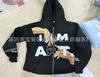 Harajuku Y2K Spring and Autumn Hooded Sports Cardigan Zipper Graffiti Print Long Sleeve Hoodie Jacket Plus Size