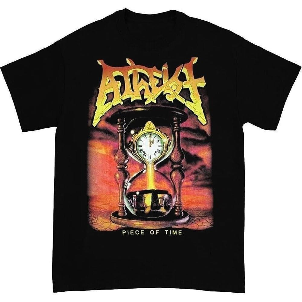 Atheist Piece of Time T-Shirt Unisex Metal Band 100% Cotton CS032 S