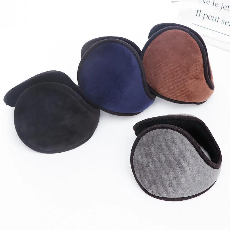 Unisex Winter Warm Fur Earmuffs Outdoor Cycling Skiing Fishing Soft Warmer Fleece Ear Muff for Women Men Apparel Accessories 1Pc