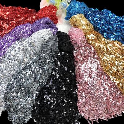 Handgefertigte 40cm Fransen-Spitze für DIY Kleidung und Kostüme - Mattes Finish für Cheerleading und Tanzzubehör
