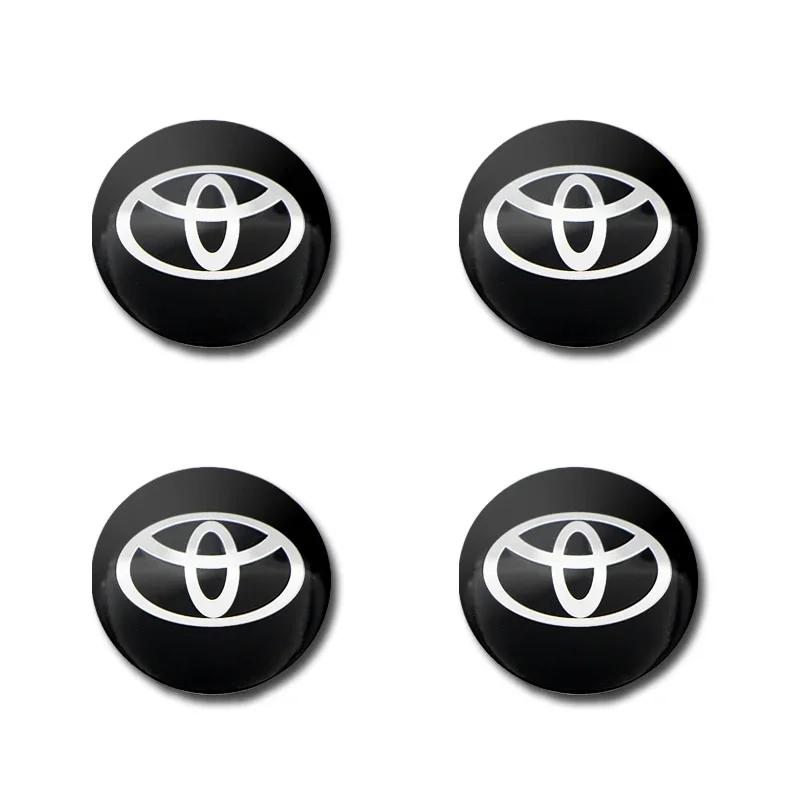 

4pcs 56mm Car Wheel Center Hub Cap Badge Emblem Decal Wheel Sticker For TOYOTA TRD Prius Avensis Rav4 Auris GT86 Car Accessories