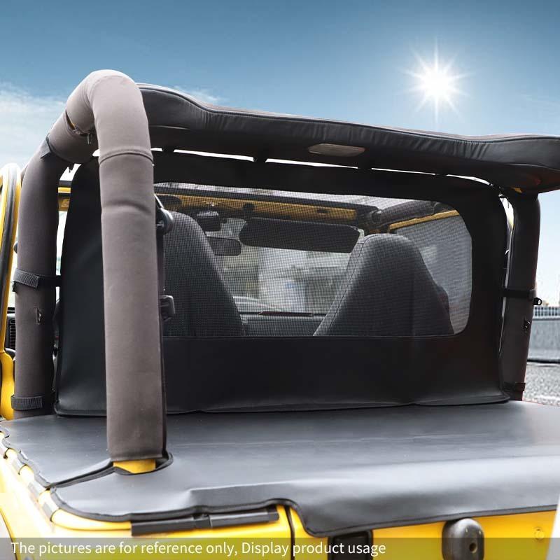 Car Trunk Leather Isolation Anti-sunburn Cover For Jeep Wrangler TJ 1997-2006 Exterior Accessories, UV Protection