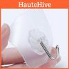Transparent Self Adhesive Hooks For Heavy Duty Indoor Use With Seamless Design