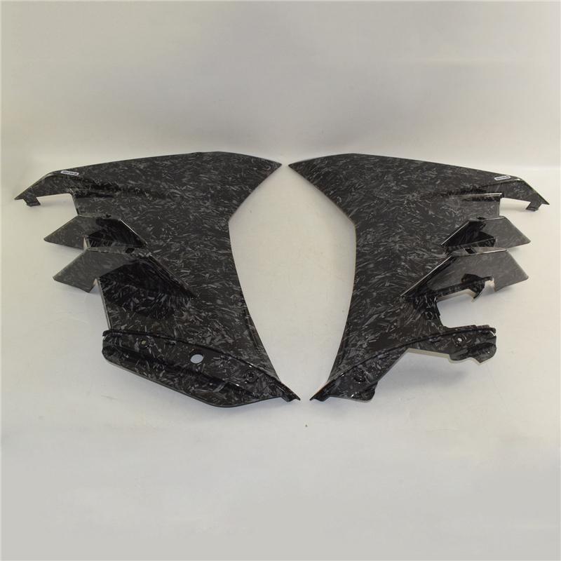 1 Pair Front Spoiler Fairing Cover Side Panel Wing Replace Accessory For Aprilia RSV4 RS V4 Factory 2021 2022 2023 2024