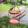 Large Capacity Bird Feeding Dish Convenient Bird Water Bowl Bird Tray Platform Feeder  Garden