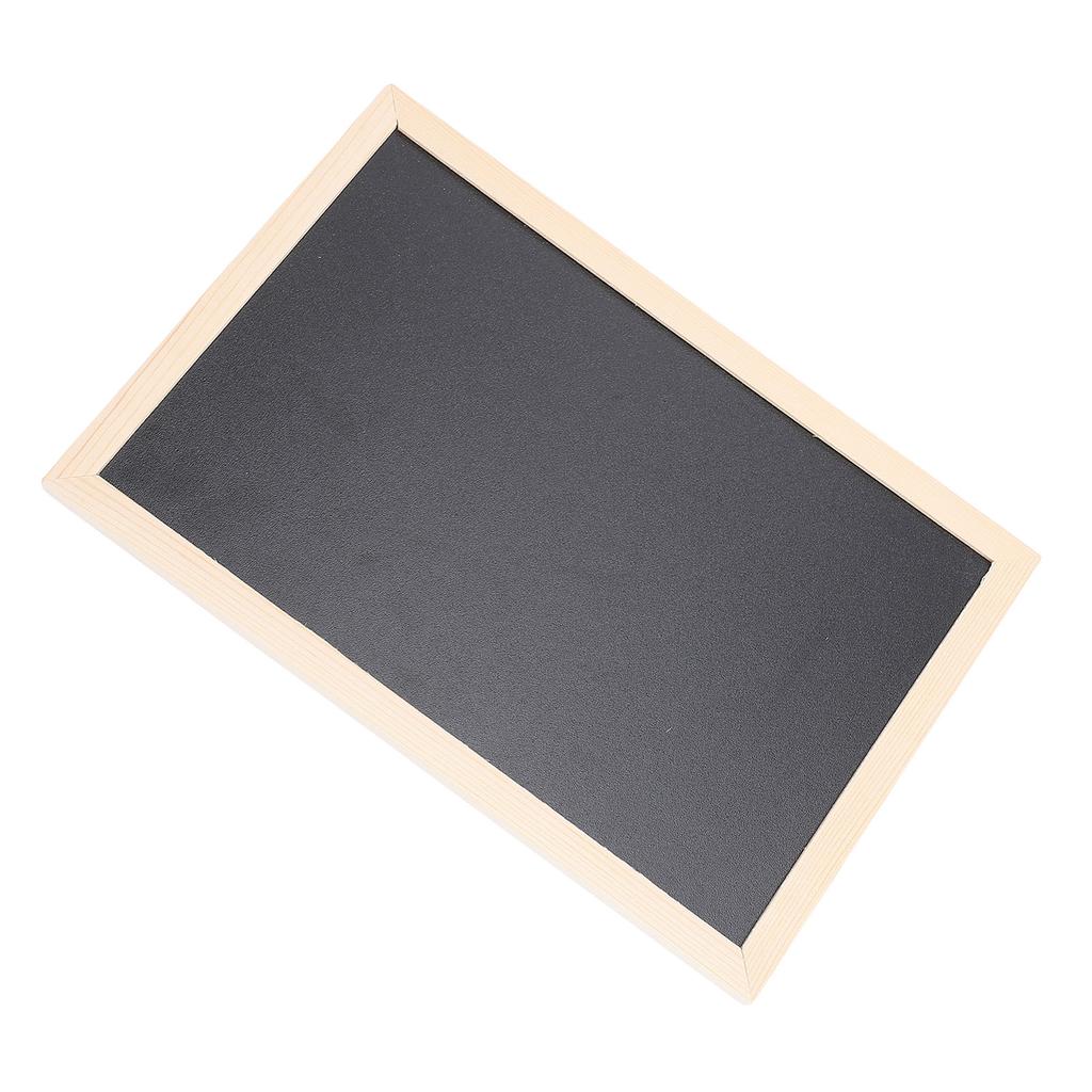 2 Pcs Chalkboard with Wooden Frame Reusable Writing Drawing Framed Chalkboard Blackboard with 6 Pcs