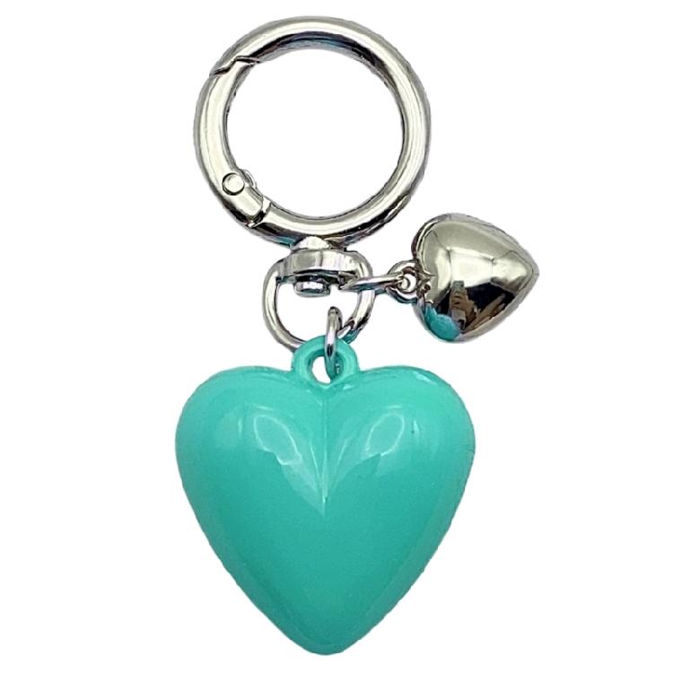 Elegant Big Heart Key Chain Crafted with Resin and Alloy Multifuntional Addition to Fashion Ensembles for Any Occasion