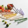 4Pcs/Set Creative Silicone Mini Snack Food Tongs Non-slip Handles BBQ Bread Ice Cube Fruits Clip Kitchen Accessories