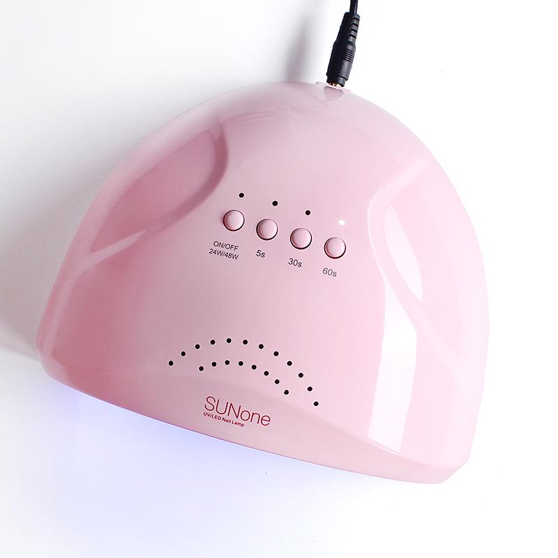 48W High-Power Portable UV Nail Lamp for Salon Quick-Drying