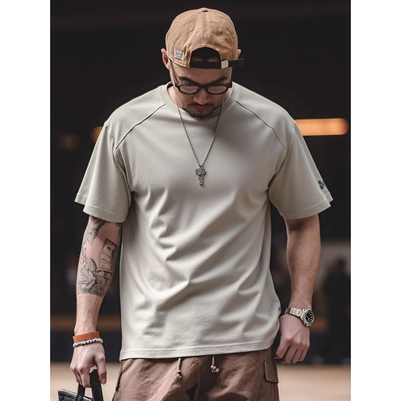 Mountain-Style Outdoor Quick-Drying Sports Short-Sleeved T-Shirt for Men, Summer Fitness Running Base Shirt, Export Men's Casual T-Shirt